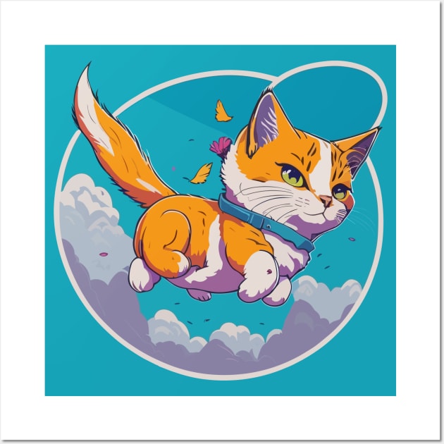 Air Elemental Cat Wall Art by SpriteGuy95